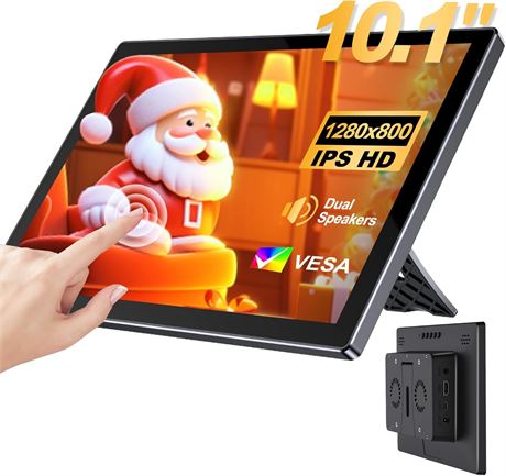 10.1-Inch Touchscreen for Raspberry Pi (Pi5/4/3/2/Zero), 1920x1200 IPS HDMI