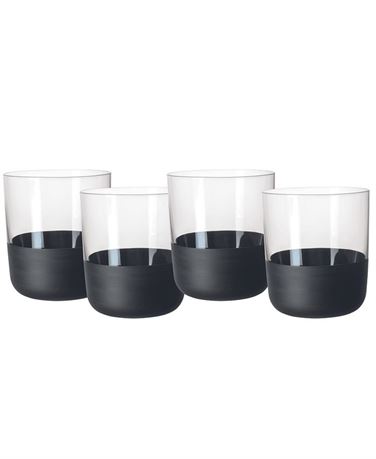 Verres Villeroy & Boch Manufacture Rock, 4 pcs - Noir