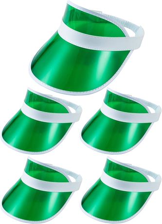 Casquettes Visor Femme Lot 5 Transparentes Plage Golf Sport Extérieur