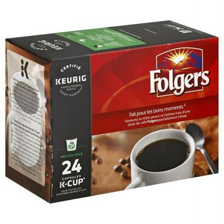 Folgers Roast Classique, 24 dosettes pour Keurig