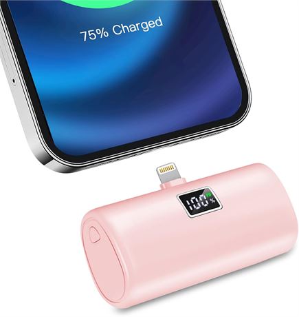 Batterie Portable RIENOO Portable Charger for iPhone Rose 5000mAh