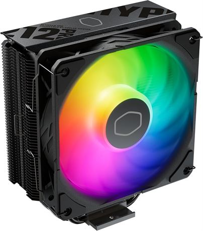 Cooler Master Hyper 212 Black Edition CPU Cooler, SF120R Fan, 4 Copper Pipes