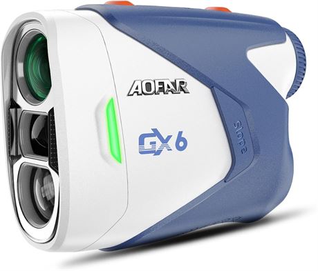AOFAR GX6 Golf Rangefinder, 1000-Yard, Slope, 7x Magnification, Magnet