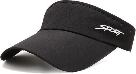 Sun Visors Adjustable Cap, Breathable Quick-Dry Golf Visor UV Protection