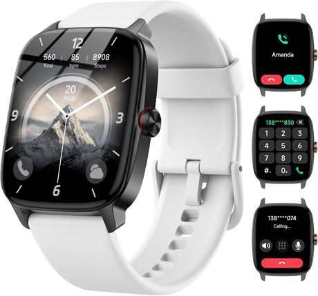 Montre connectée 1.85" appels Bluetooth IP68 fitness 100 modes