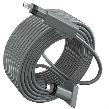 Starlink Gen 2 Actuated Cable, Replacement Extension Waterproof 15ft, Grey