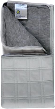 EMF Shielding Weighted Blanket 15 lb 60x80 Grey