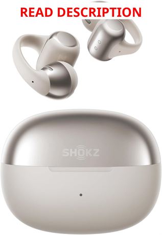 SHOKZ OpenDots ONE Open-Ear Headphones, Wireless Earbuds, Clip-On Fit, 40h
