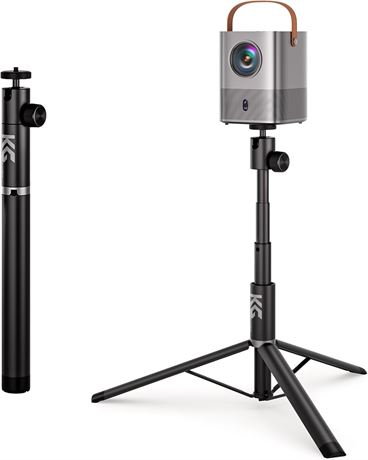 KraftGeek Adjustable 32" Projector Stand Tripod with 360° Ball Head Mount