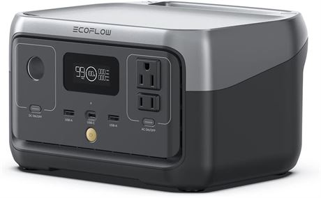 EF ECOFLOW RIVER 2 240 Power Station LiFePO4 243Wh, Fast Charge, 600W Surge