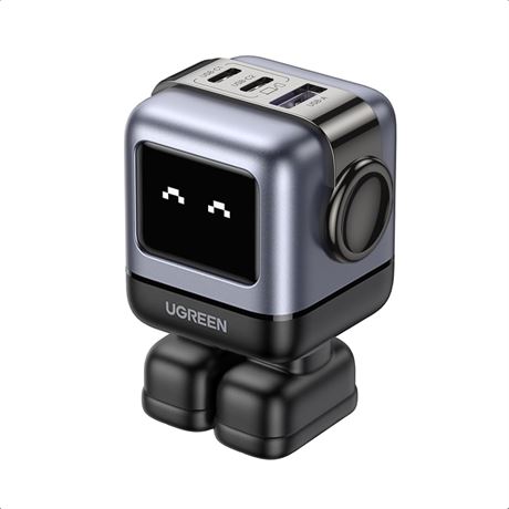 UGREEN Uno 65W USB-C Charger 3-Port GaN Black