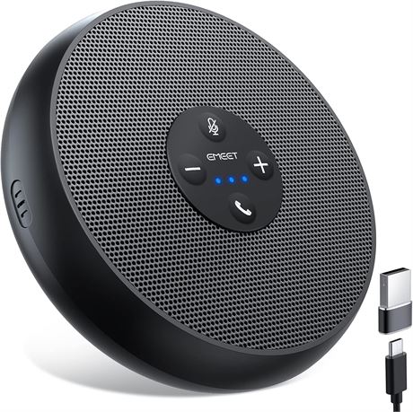 Haut-parleur USB EMEET M1A Zoom Certifié Micro AI 360° Plug&Play