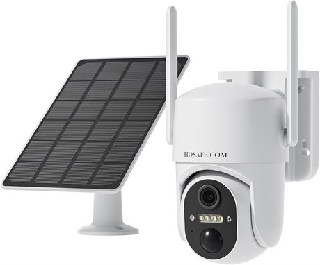 Caméra extérieure WiFi, 360°, 2K, audio bidirectionnel, IP66 étanche