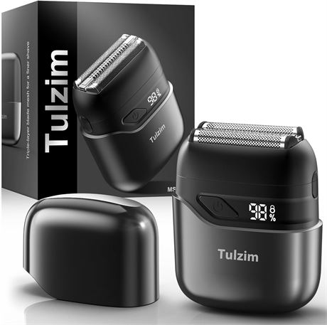 Men’s Electric Foil Shaver 3-Blade LED Display USB-C IPX7 Waterproof