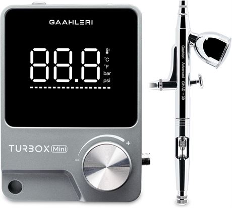 Gaahleri Airbrush Kit Turbox Mini GHAD-39 0.35mm Airbrush & Compressor