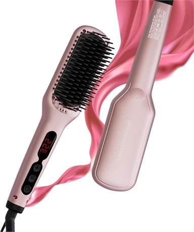 Brosse lissante MEGAWISE céramique ionique 20s chauffage rapide
