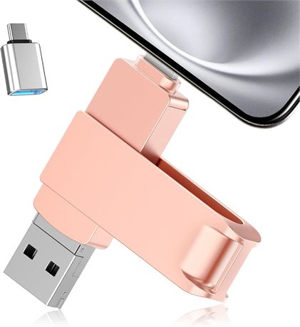 Clé USB Photo Stick iPhone 4-en-1 512Go Rose USB 3.0
