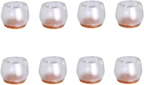 Protections Silicone 8PCS pour Chaises, Pieds de Meubles