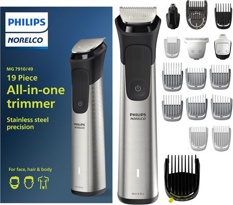Philips Norelco Multigroom Series 7000 Trimmer for Beard and Hair