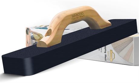 NAACOO Gros bloc de frappe lourd 1,2 kg, 39,4 cm, PEHD, poign e bois