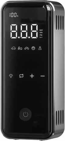 DENVIX gonfleur pneu portable 150 PSI écran tactile 7.4"