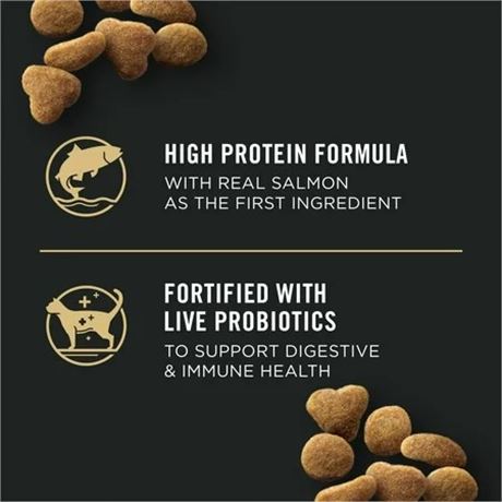 Croquettes Purina Pro Plan Hairball Indoor Dry Cat Food Saumon 3.5lb