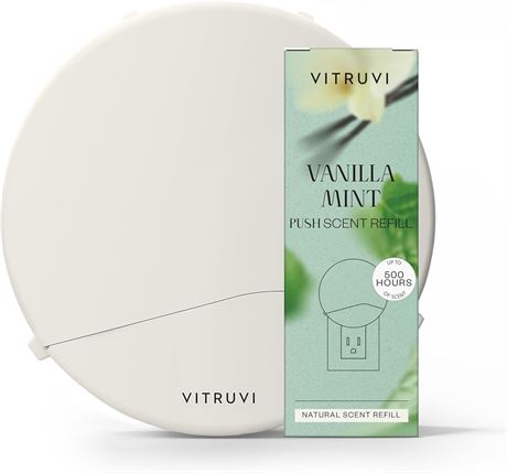 Vitruvi Push Plug-In Wall Diffuser Starter Kit with Vanilla Mint