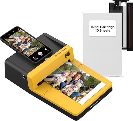 KODAK Dock ERA 4PASS Instant Photo Printer (4x6) + 10 Sheets