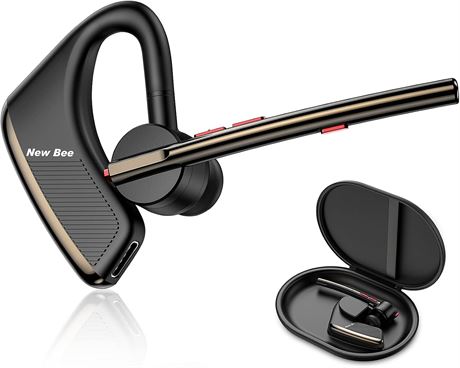 Oreillette Bluetooth V5.2 New Bee    couteur CVC8.0, double micro