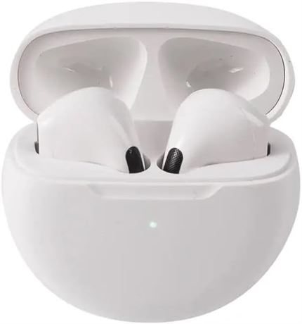 Pro 6 Wireless Earbuds: Compact Bluetooth, Sweat-Resistant & Waterproof