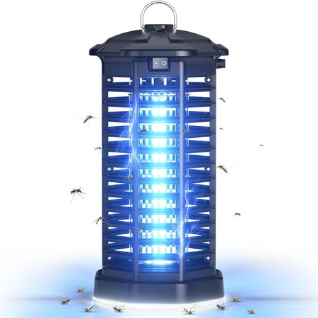 Lampe Anti Moustiques YISSVIC Bug Zapper 4200V Étanche