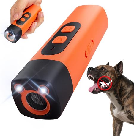 Ultrasonic Dog Bark Deterrent Device 50FT Range Indoor Outdoor