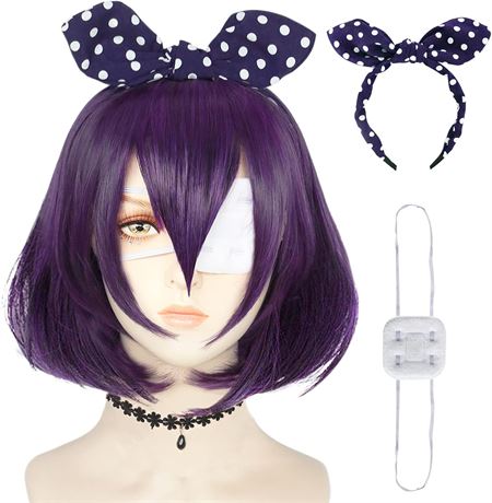 Ebingoo Long Straight Lace Front Wig with Baby Hair, Burgundy, 40in