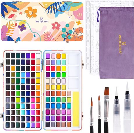 Peinture 138 Colors Watercolor Paint Set Voyage Artiste