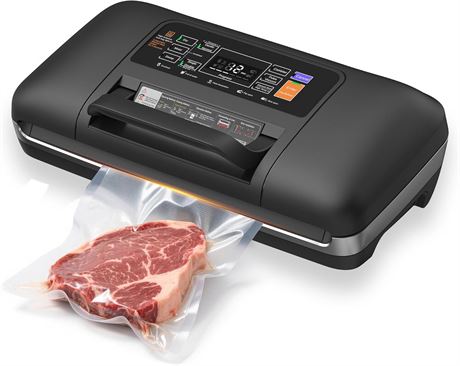 Newise 85KPa Vacuum Sealer, Auto with Double Heat Seal, Cutter, 1 Bag Roll