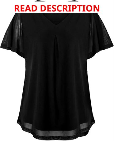Haut T-shirt Bellcoco Femme Été Double Voile Décontracté