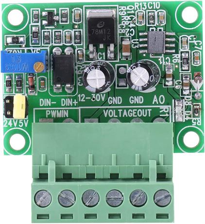 PWM to Voltage Converter Module, Digital Analog Signal Board
