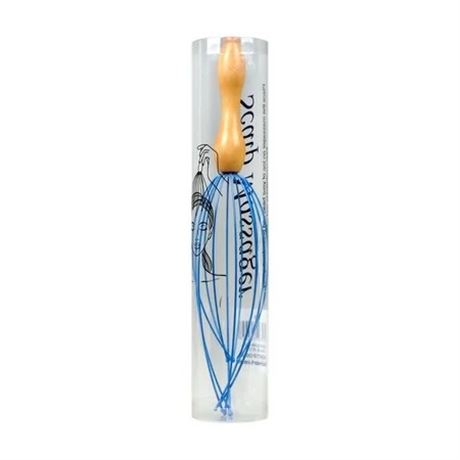 Wooden Scalp Massager with Stainless Legs Relaxing Head Massager Blue