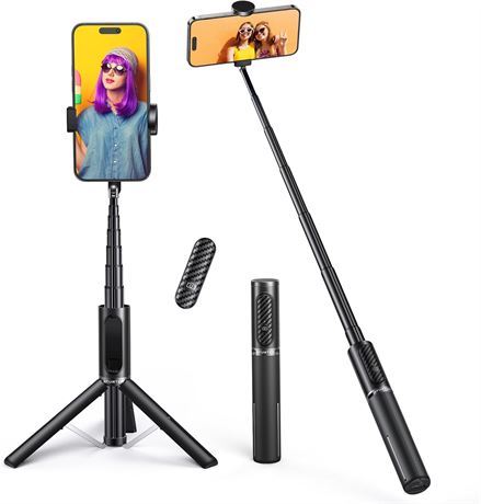 ATUMTEK Selfie Stick Tripod, 3-in-1 Phone Tripod with Bluetooth Remote