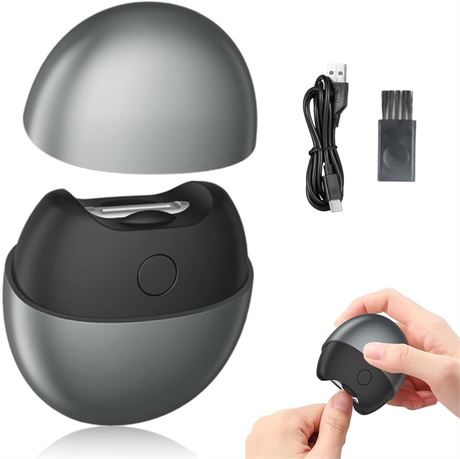 3-in-1 Automatic Electric Nail Clipper with Light and Scraps Storage (Gray)