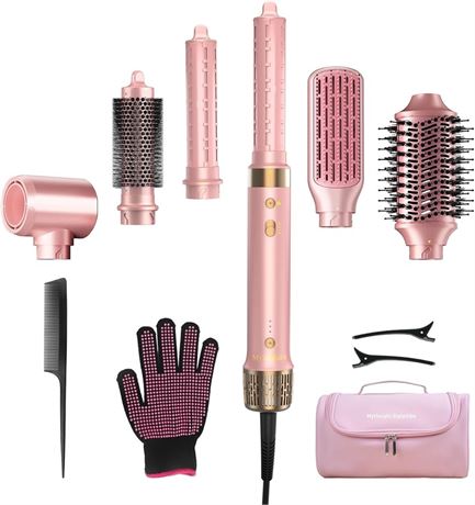 StyleVibe 6-in-1 Air Styler: Hair Dryer & Auto Wrap Curl Brush
