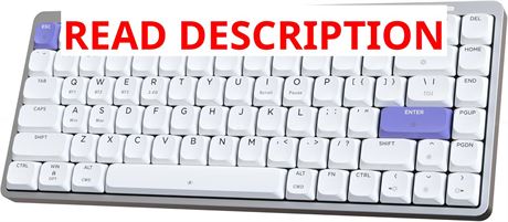 EPOMAKER Luma84 Low-Profile Keyboard, QMK/VIA, TriMode, Hot-Swappable