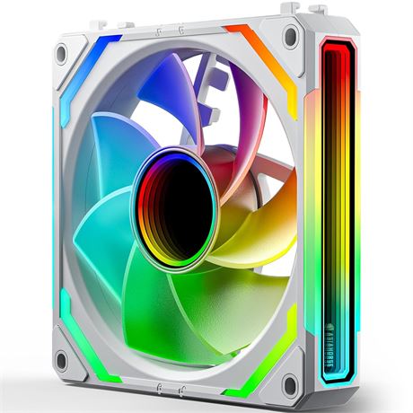 AsiaHorse COSMIQ 120mm Modular RGB Case Fan, 5V 3-Pin