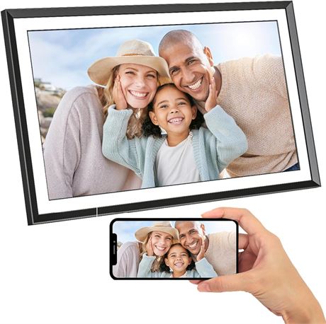 AgfaPhoto 15.6" Digital Photo Frame, WiFi, 32GB Memory, Touch HD Screen