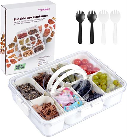 Boîtes Hermétiques 8 Compartiments Fraîcheur Légumes & Épices