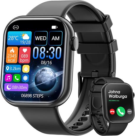 Montre intelligente appels cardio sommeil podomètre IP67 iPhone Android