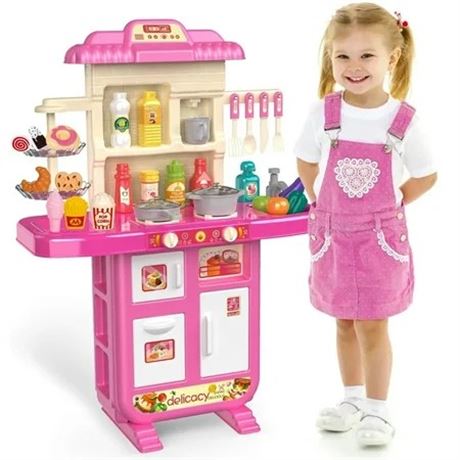 Cuisine Enfant Freecat Lumière Son Cadeau Fille 2-4 Ans