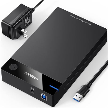 UGREEN boîtier disque dur 3.5/2.5" USB 3.0 SATA 20 To