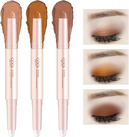 Crayon fard à paupières ICE LOVE double embout pailleté waterproof