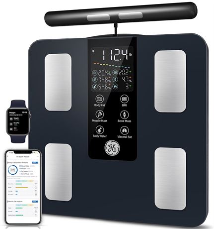 GE Balance intelligente - 8  lectrodes, analyse de composition corporelle